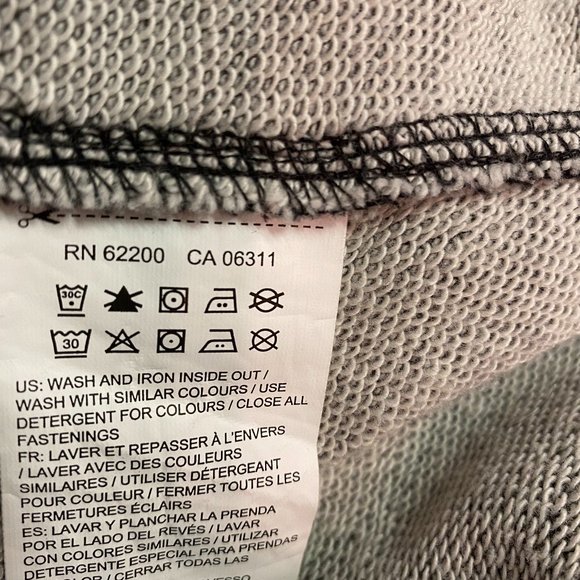 Puma Men's Gray Long Sleeve Side Zip Up Sweater Size XL (24A) - Picture 4 of 6